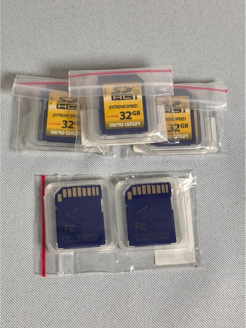 Micro Center 32GB SDHC Extreme Speed Memory Card Set of 5